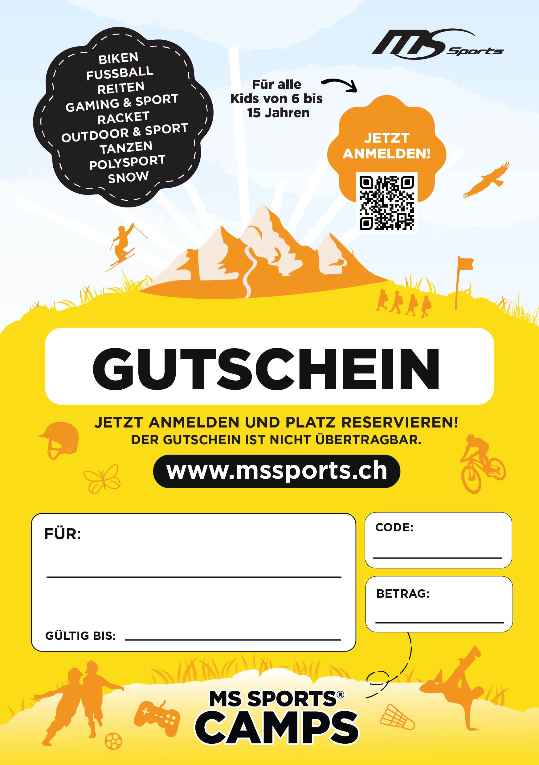 Gutschein MSSports 2025 DE